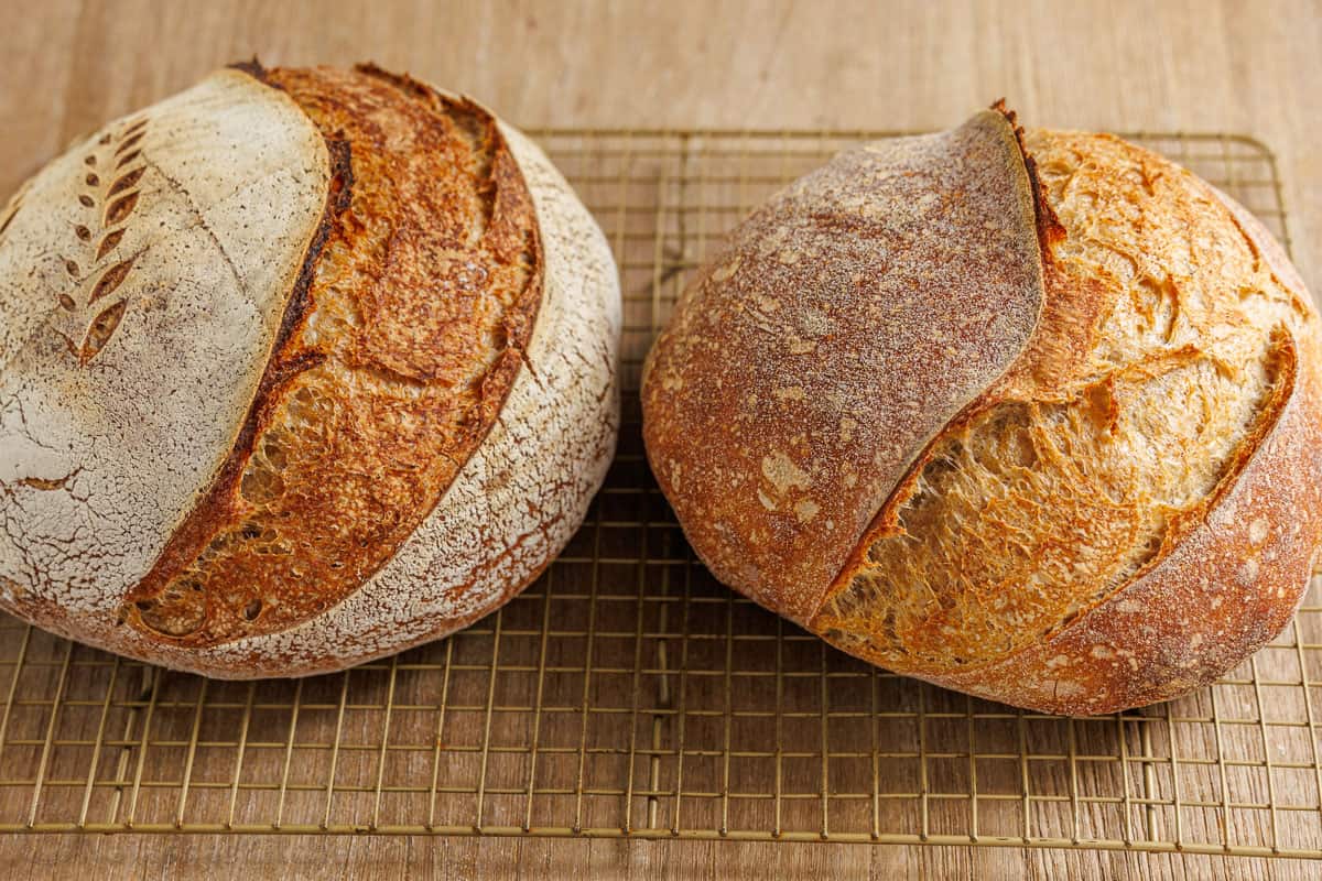 dusting with Rice flour vs bread flour in Sourdough bread recipes