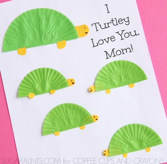 DIY Turtle Mother's Day Card