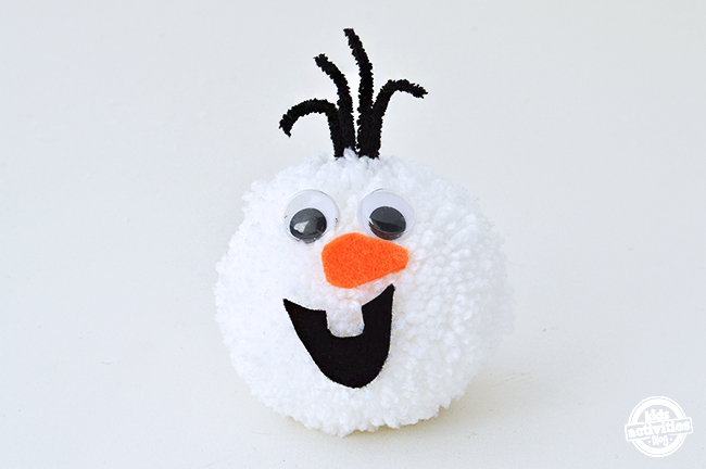 Olaf Frozen Pom Pom for Tree