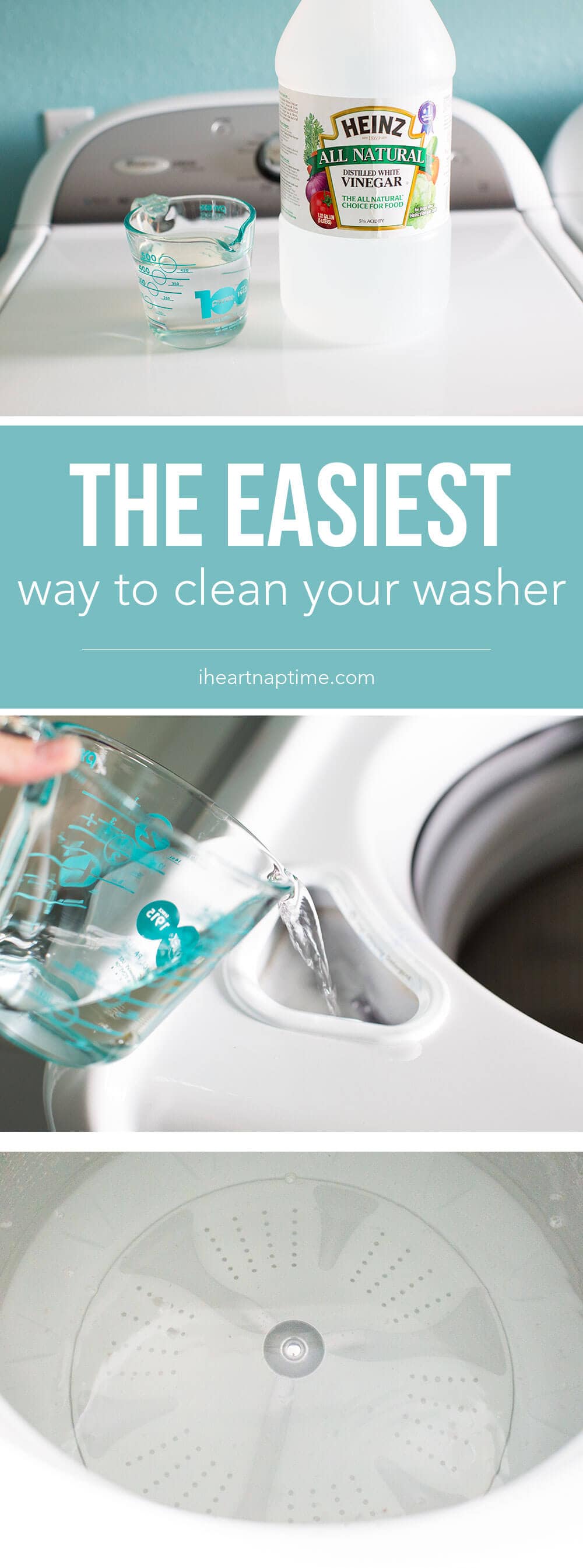 using vinegar to clean washer 