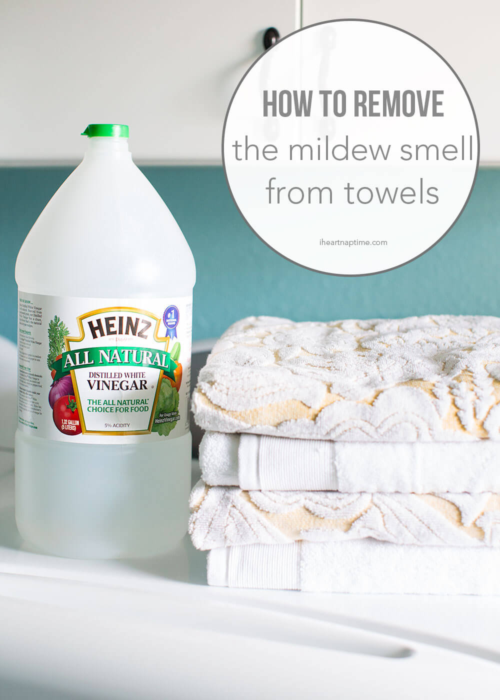 removing mildew from towels with vinegar 