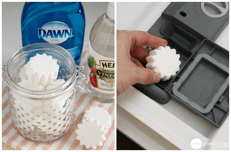 Homemade Dishwasher Detergent Tabs