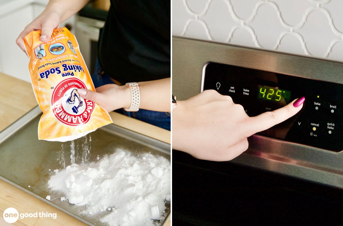 All it takes to make DIY washing soda is baking soda and your oven.